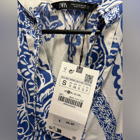 NWT belted Zara Dress - Picture 2 of 4